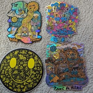 Brand New Killer Acid Large Shimmery Stickers